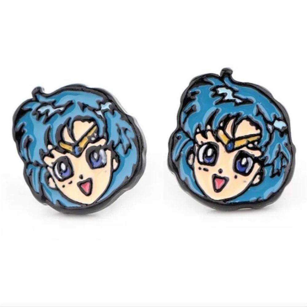 Sailor Moon Sailor Mercury Earrings